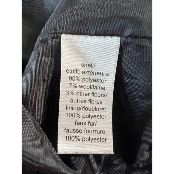 MAURICES Wool Blend Red Plaid Full Zip Jacket Size 0/14 Hunter Chore Barn EUC - Picture 4 of 6